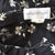Vintage Black Floral Skirt M
