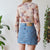 Mesh blouse M