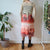 Vintage Red Midi Skirt M