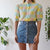 Vintage Patchwork Blouse S