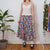 Abstract floral skirt uk 8