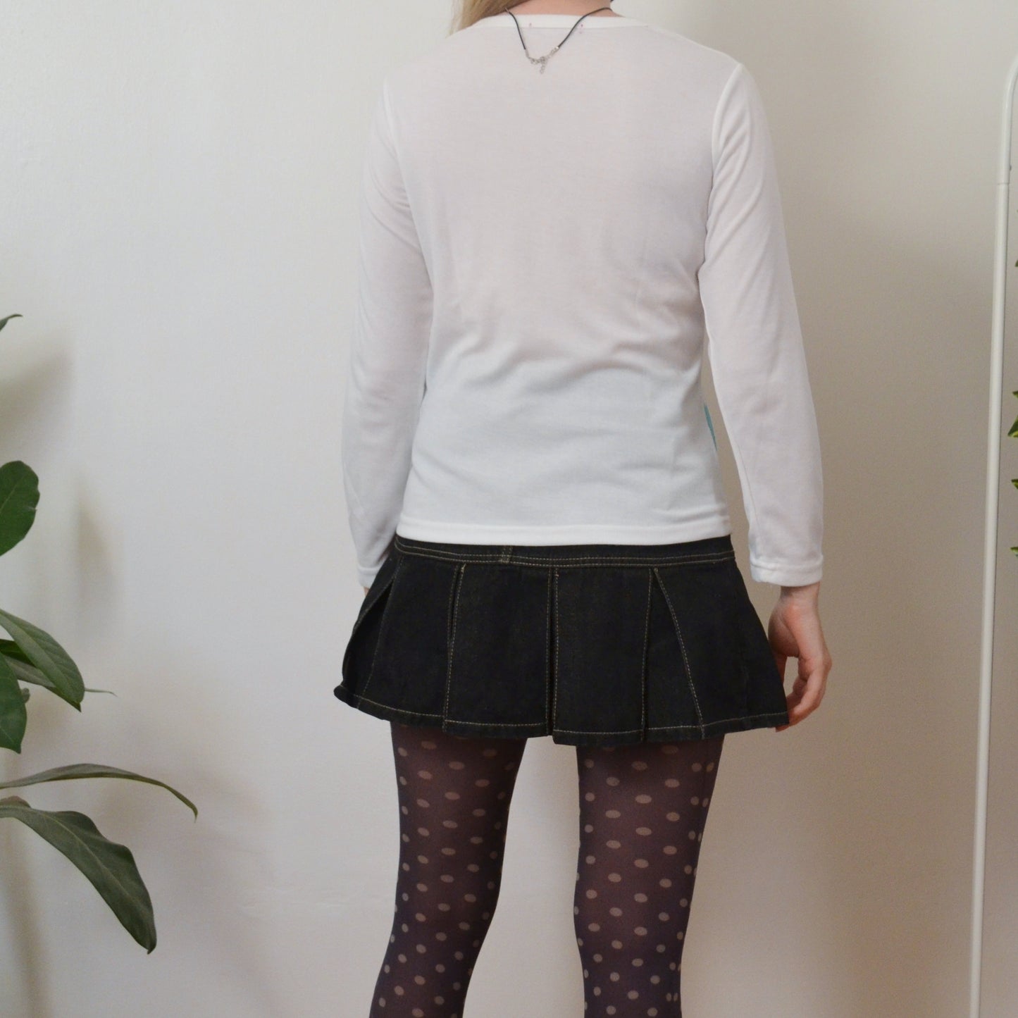 White Butterfly top S