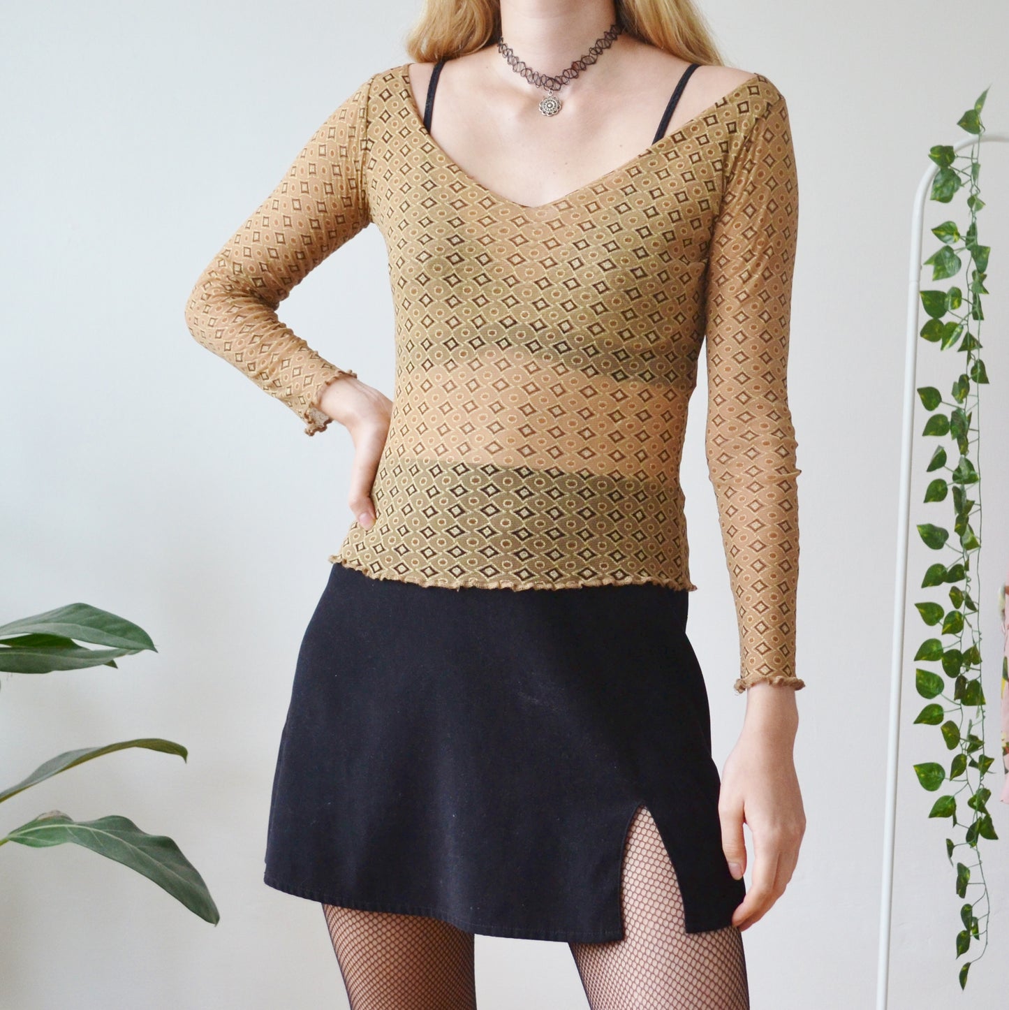 Geometric mesh top S