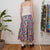 Abstract floral skirt uk 8