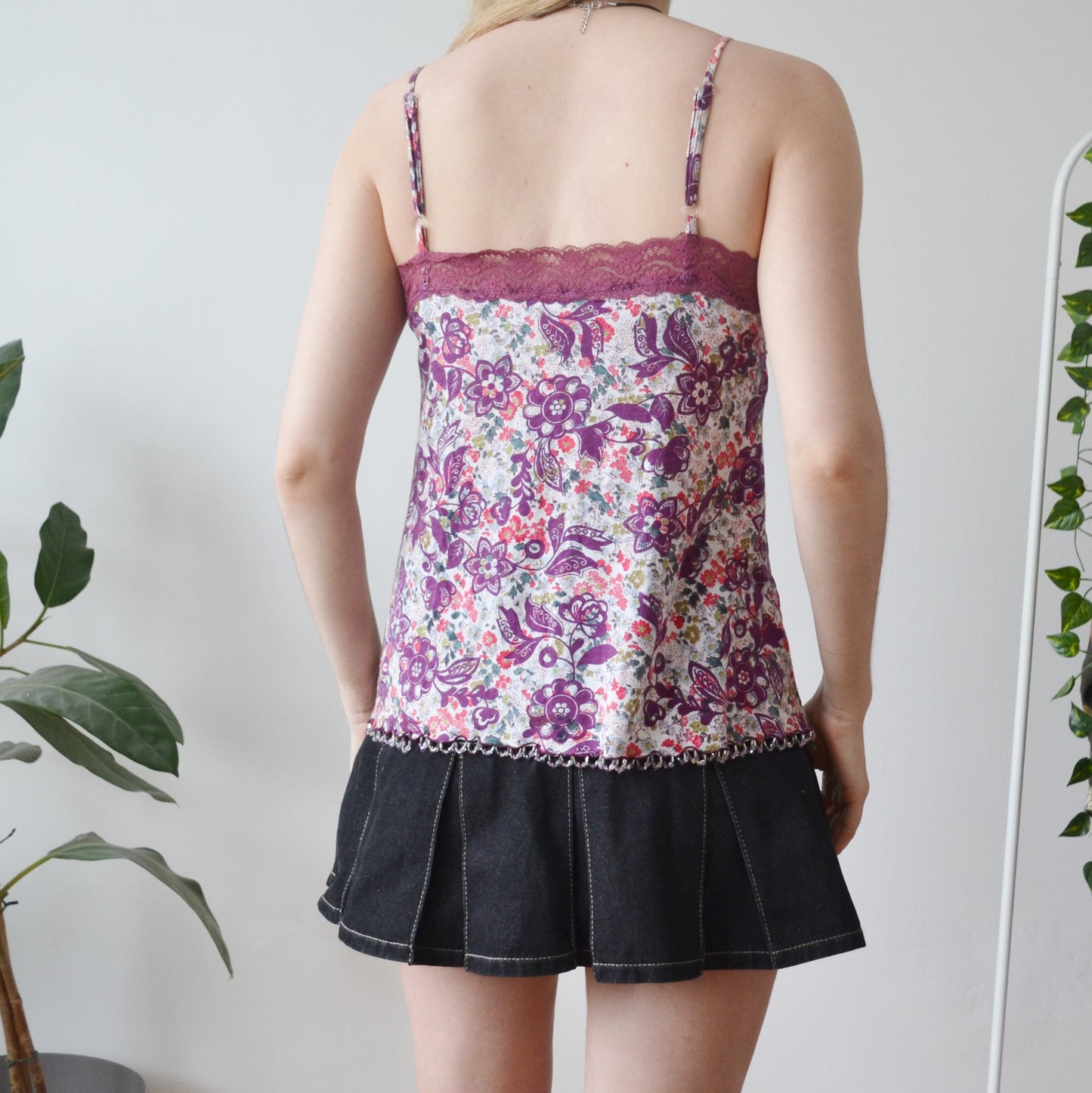 Vintage Floral Cami Top M