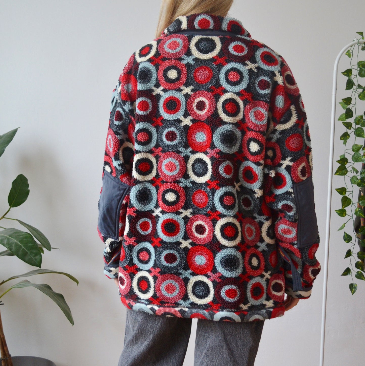 Geometric fleece XL
