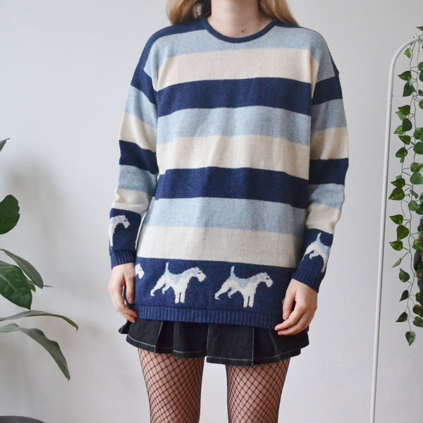 Vintage Dog Jumper L