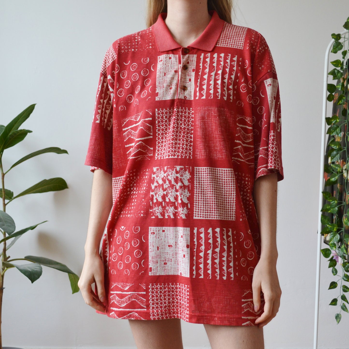Abstract polo XXL