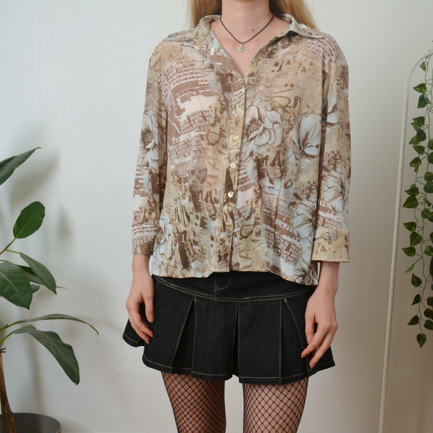 Abstract blouse uk 22