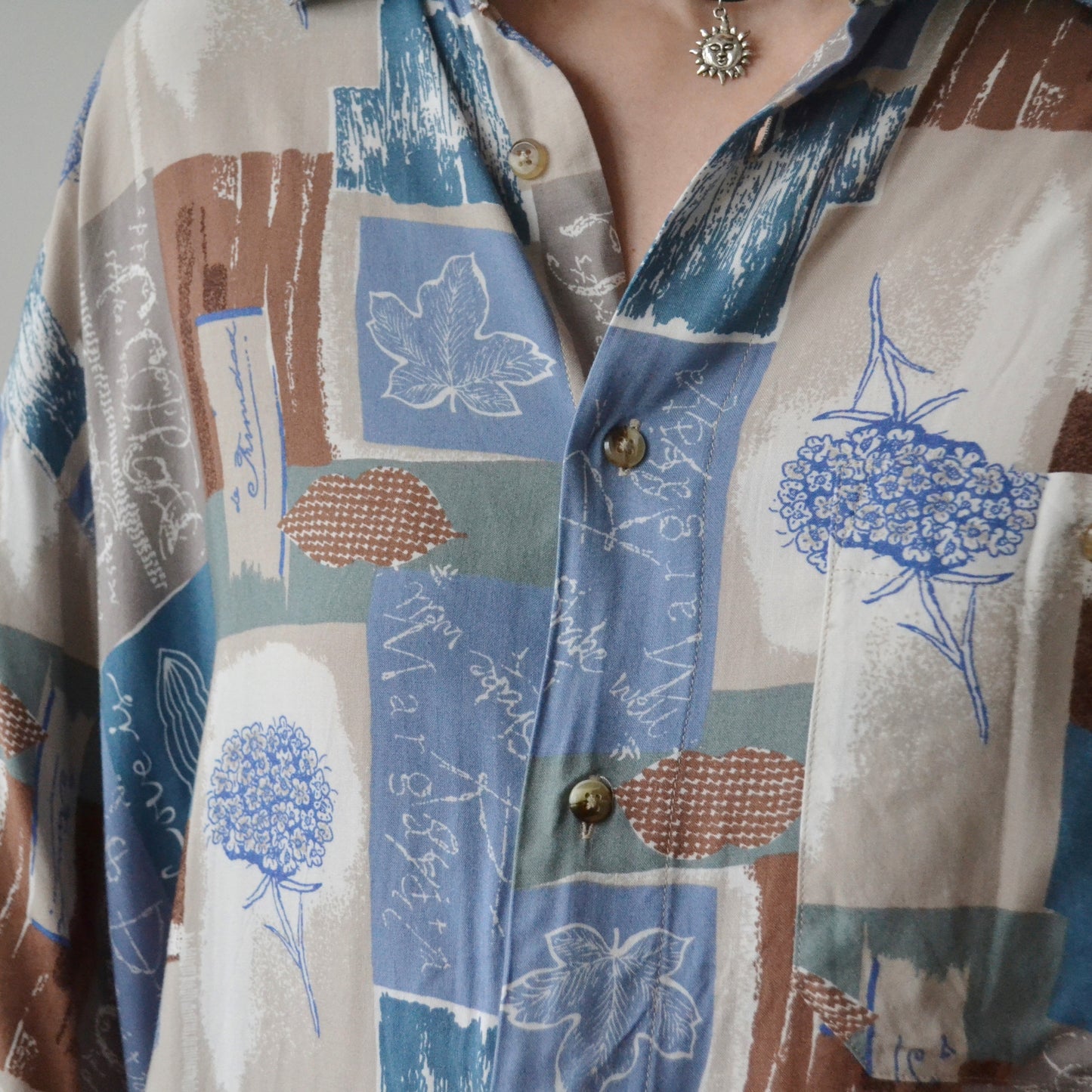 Vintage Botanical Shirt M