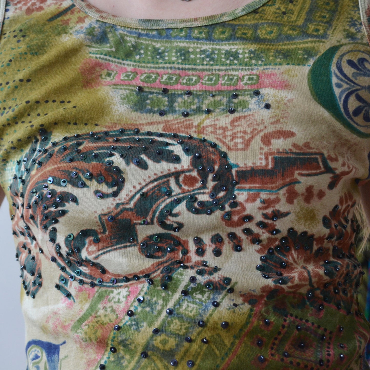 Vintage Boho Vest Top S
