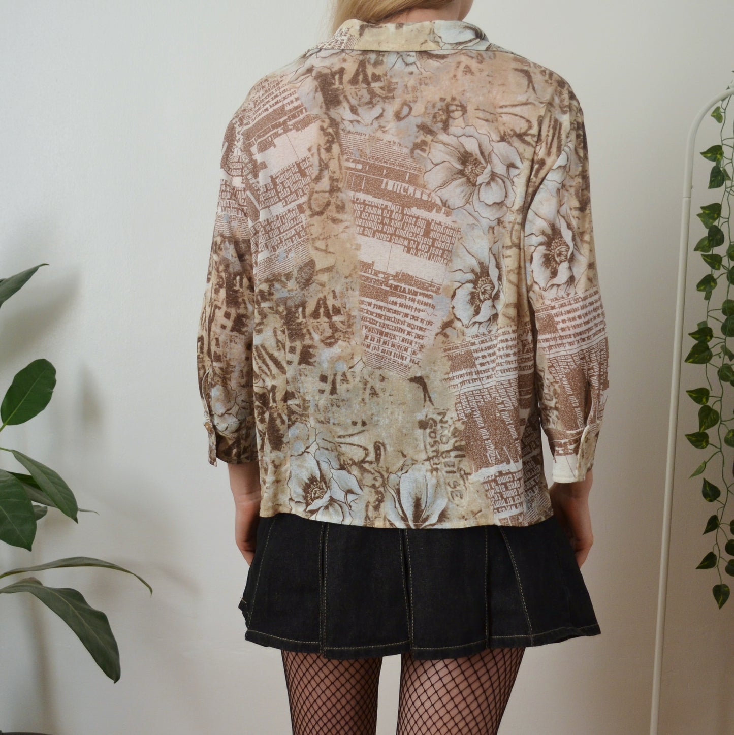 Abstract blouse uk 22