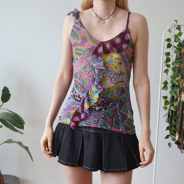 Vintage Ruffle Cami L