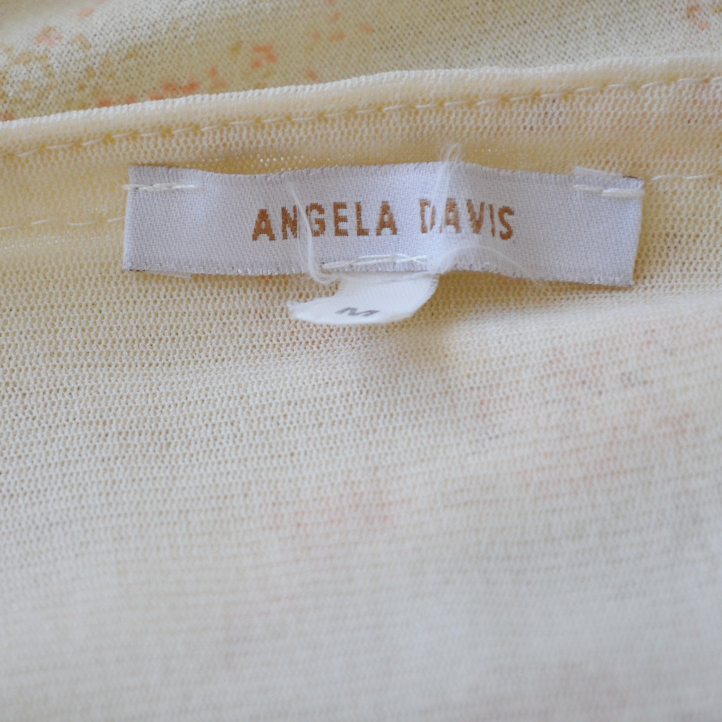 Vintage Mesh Button Up Top M