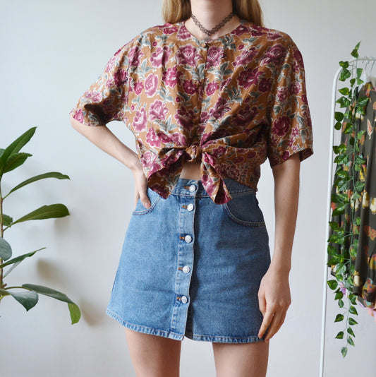 Flower blouse XL
