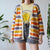 Stripe cardigan L