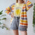 Stripe cardigan L