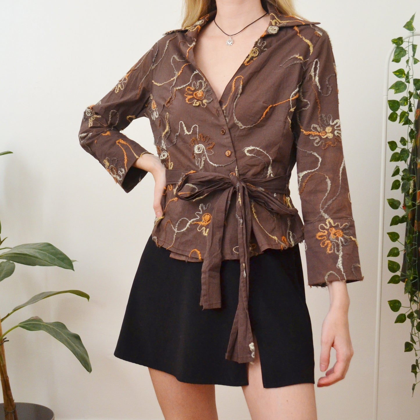 Floral blouse M