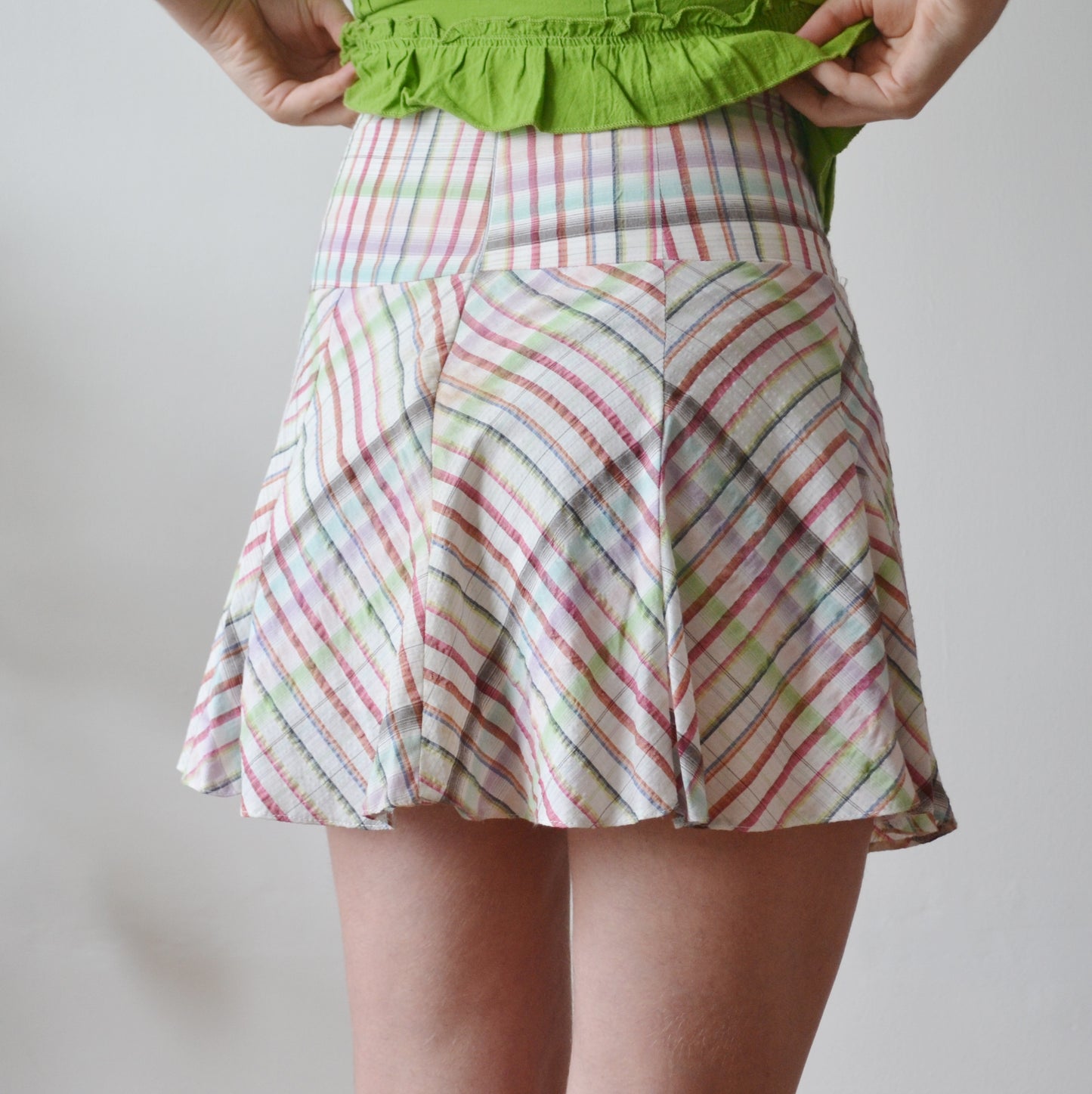 Vintage Plaid Skirt
