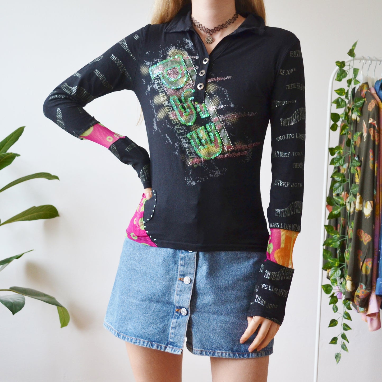Embellished top S
