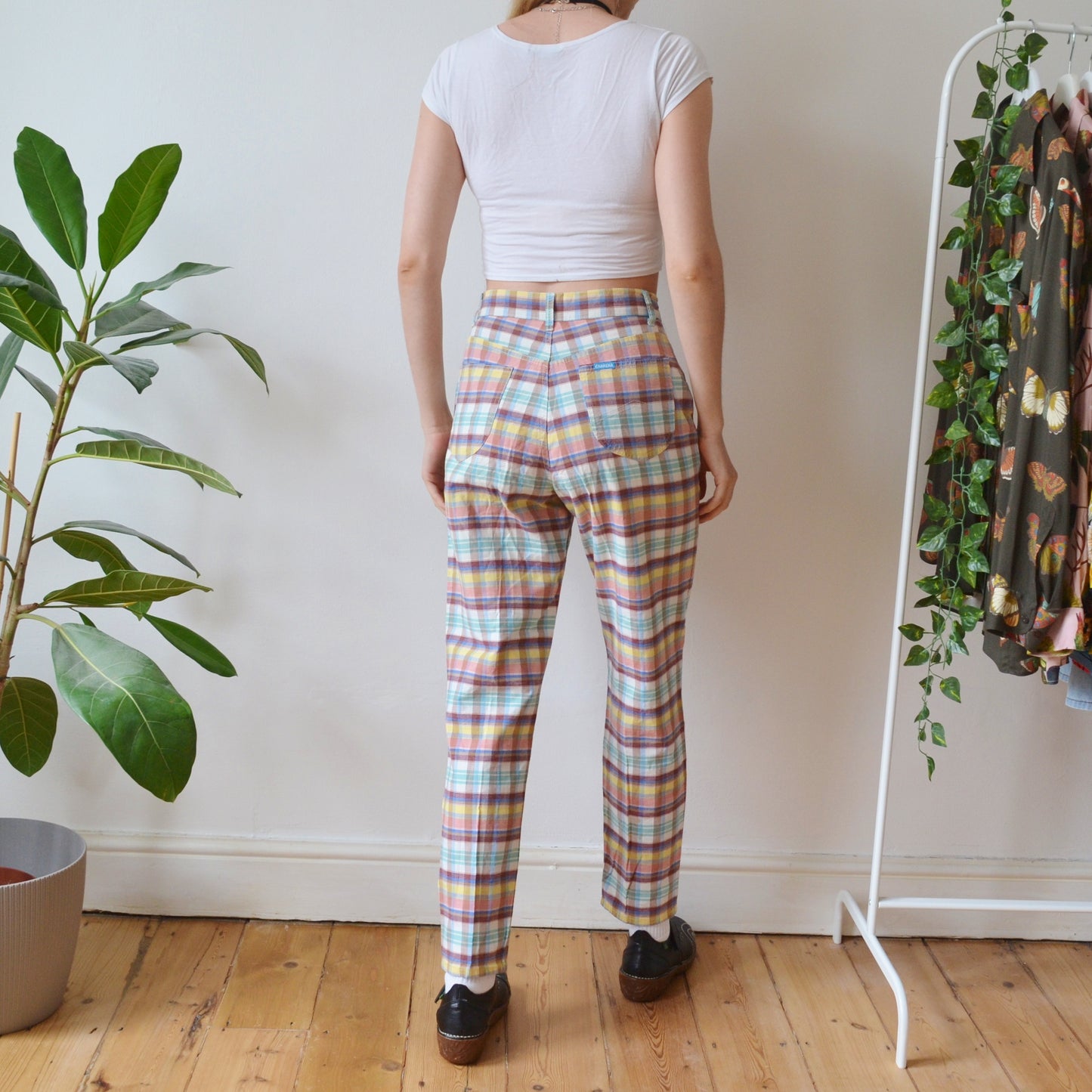Plaid trousers uk 10