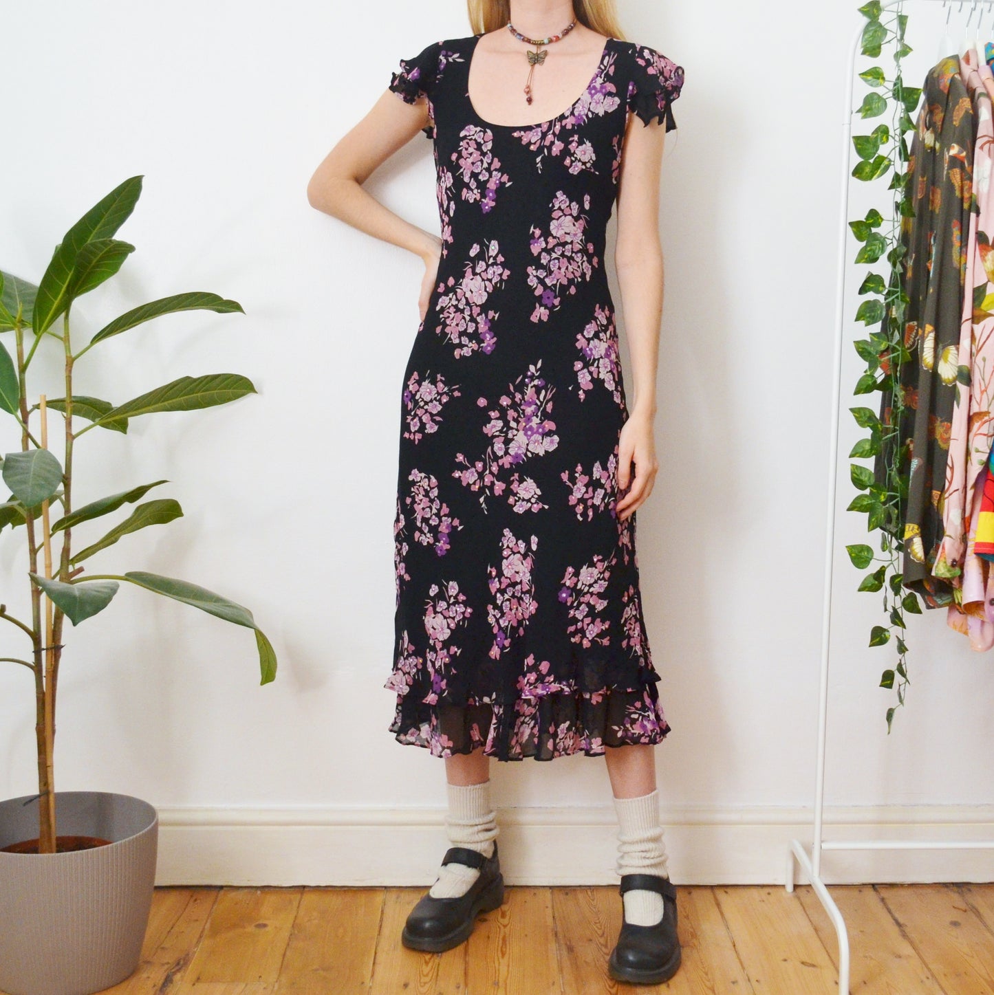 Floral dress M