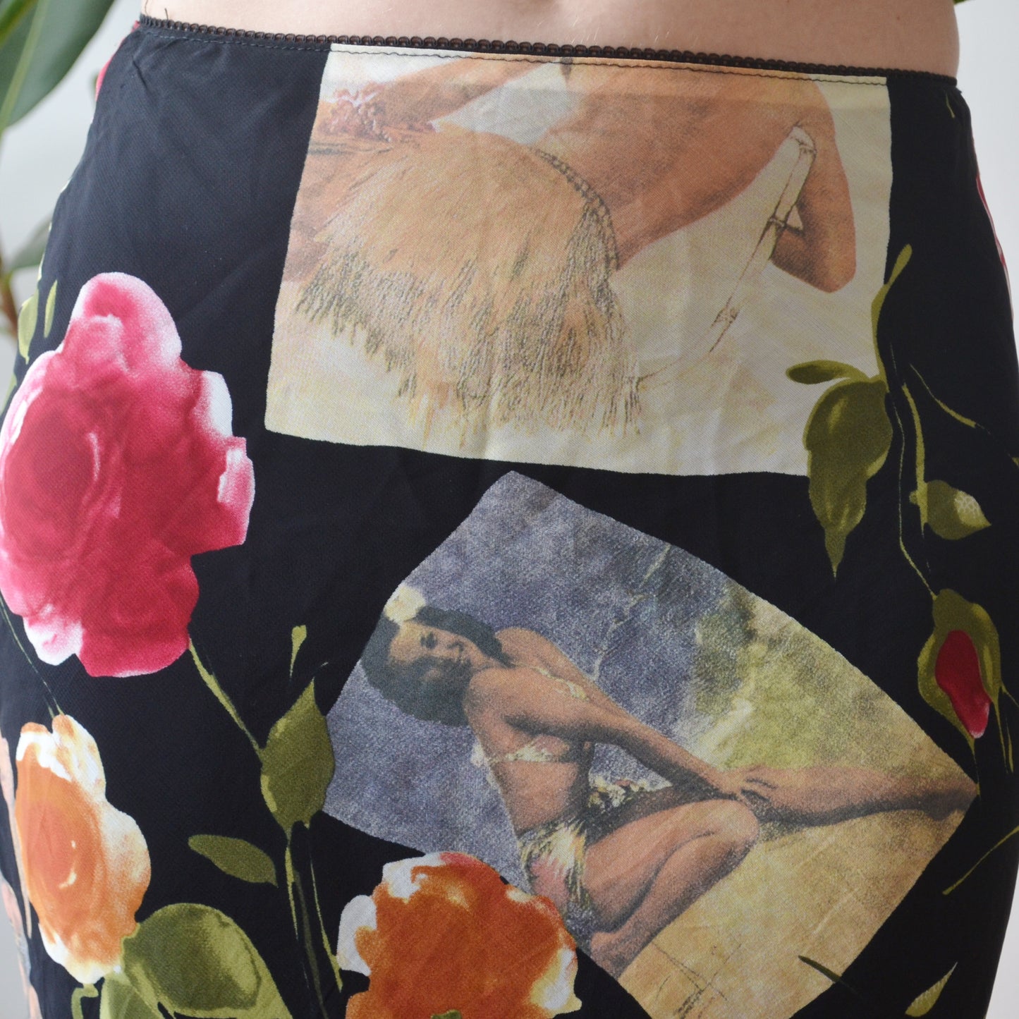 Vintage Graphic Skirt S