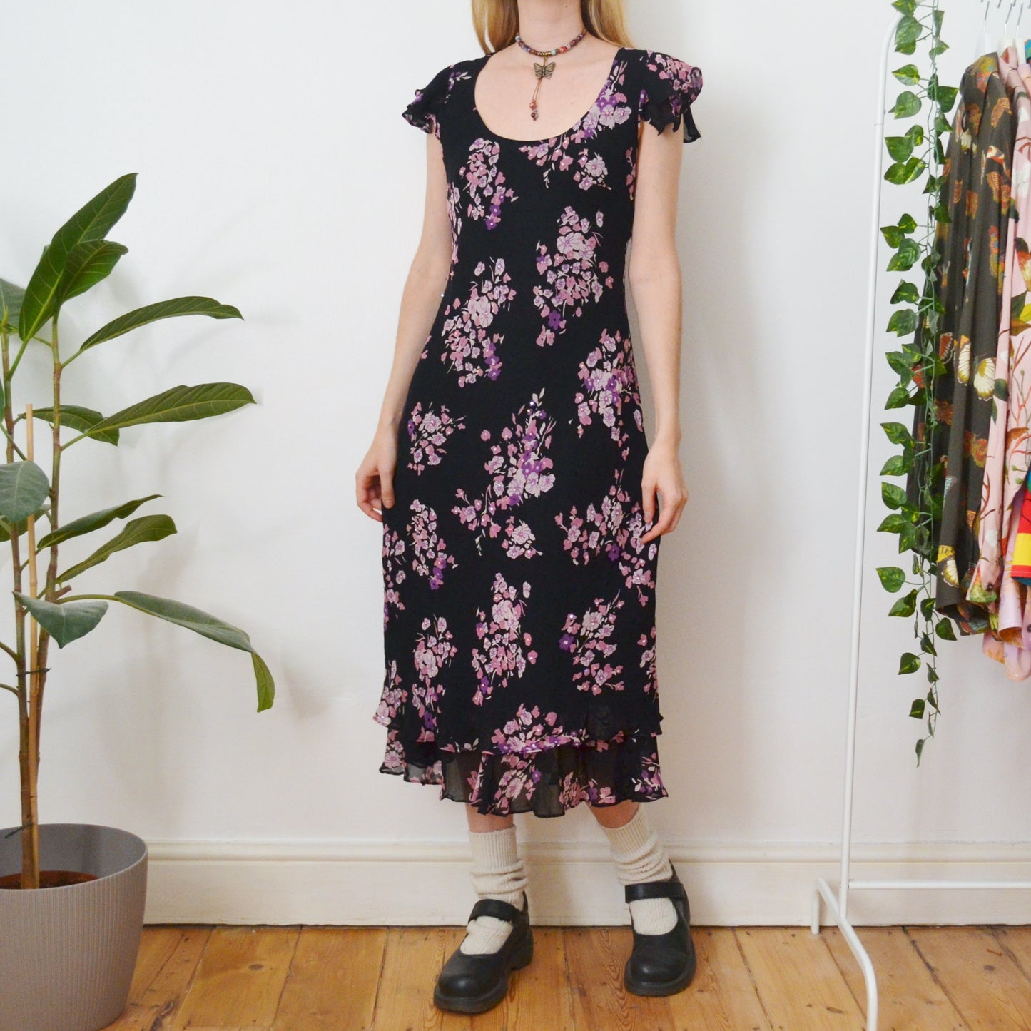 Floral dress M