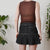 Vintage Contrast Top S