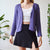 Purple cardi M