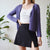 Purple cardi M