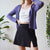 Purple cardi M