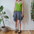 Vintage Plaid Skirt S