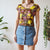 Flower t shirt M