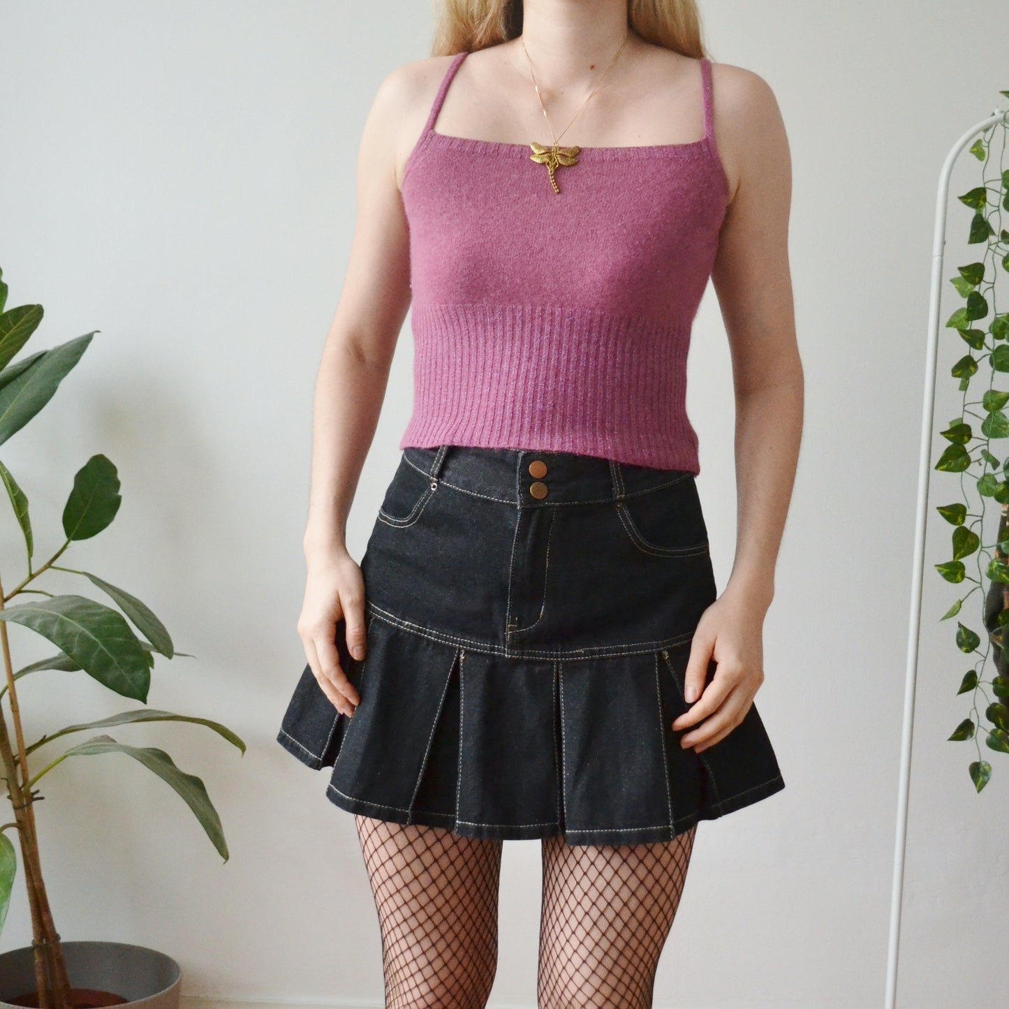 Vintage Knit Cami Top S