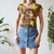 Flower t shirt M