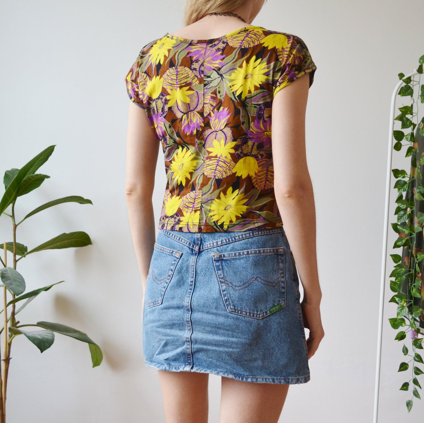 Flower t shirt M