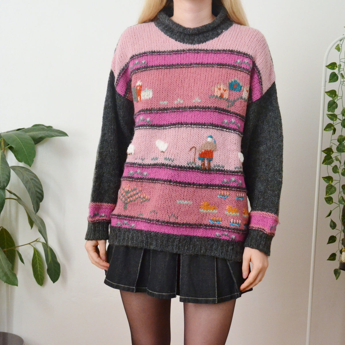 Vintage Sheep Jumper L
