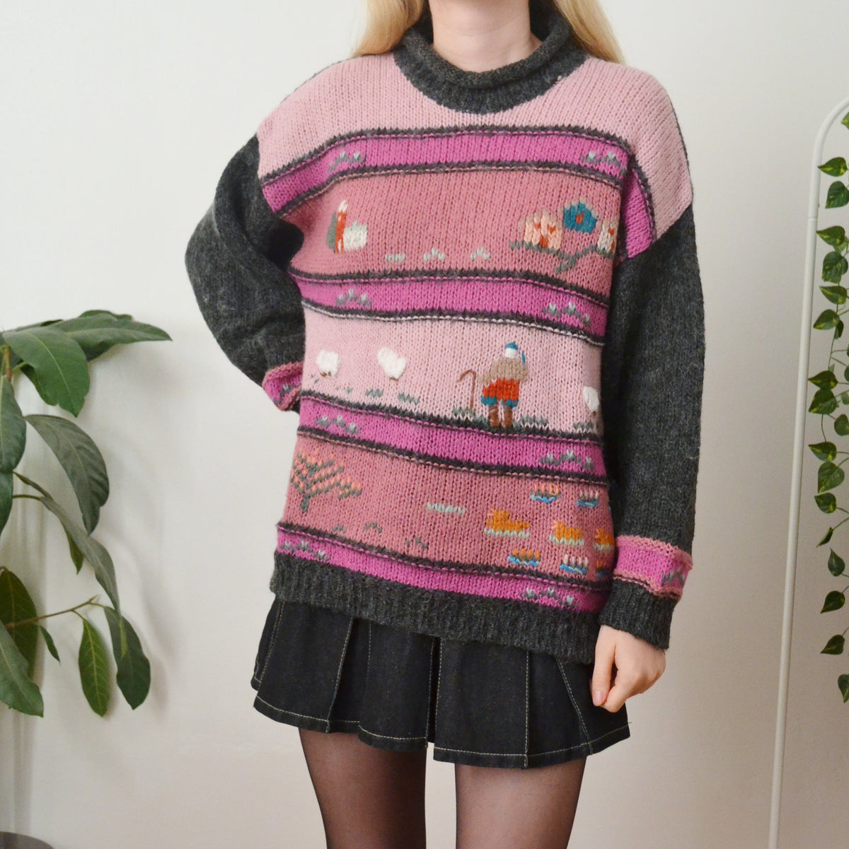 Vintage Sheep Jumper L