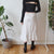 Vintage White Maxi Skirt L