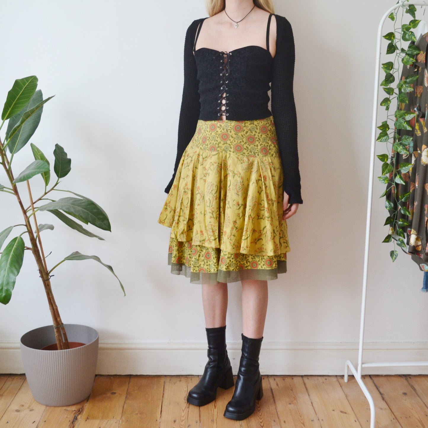 Vintage Boho Skirt M