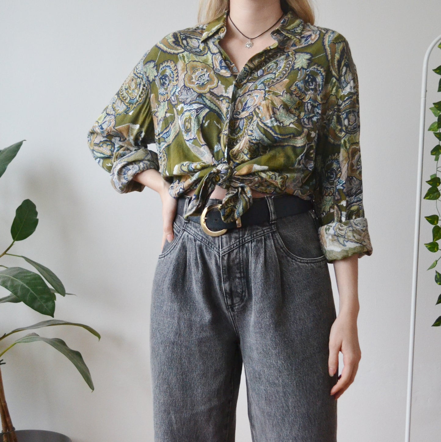 Vintage Paisley Shirt L