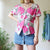 Flower blouse M