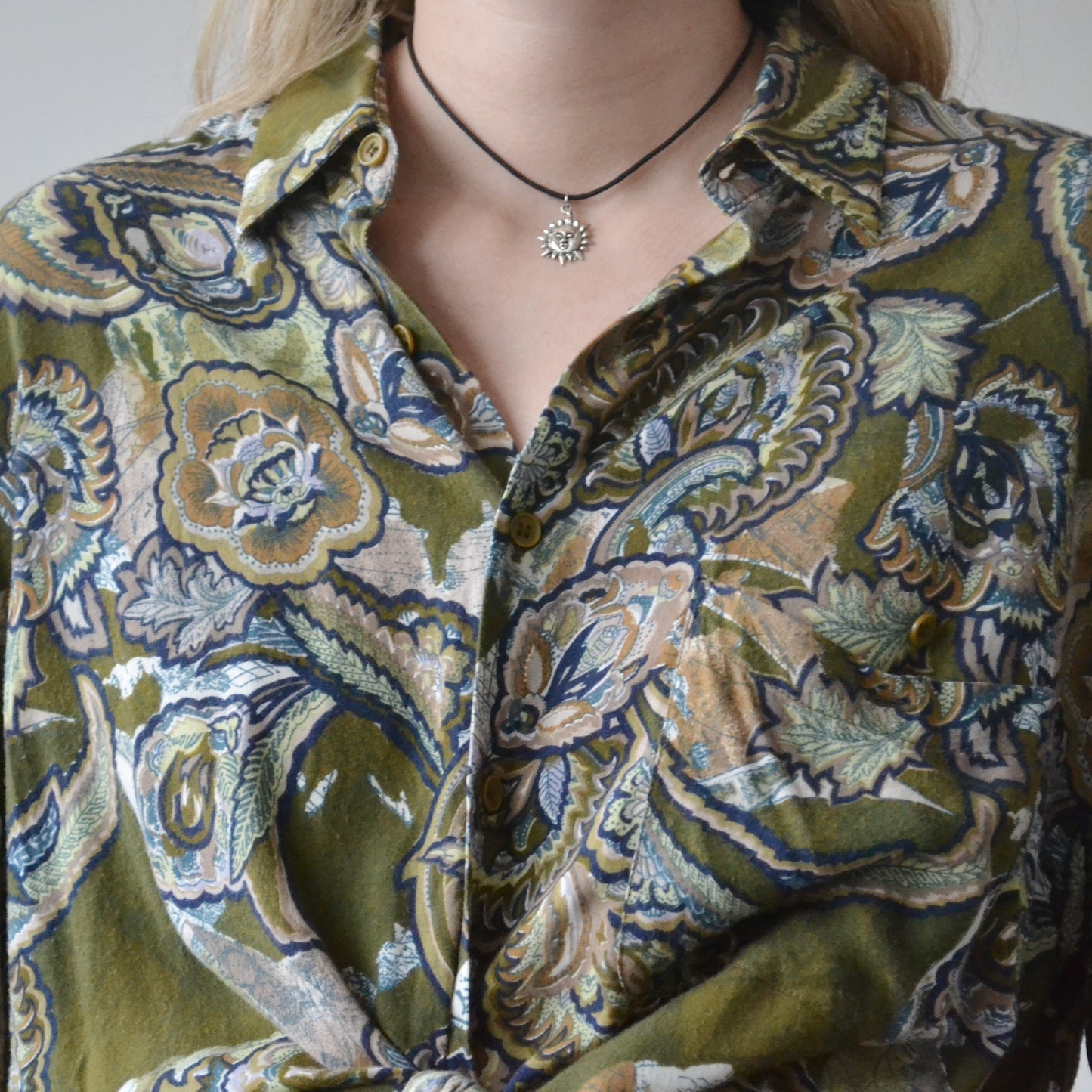 Vintage Paisley Shirt L