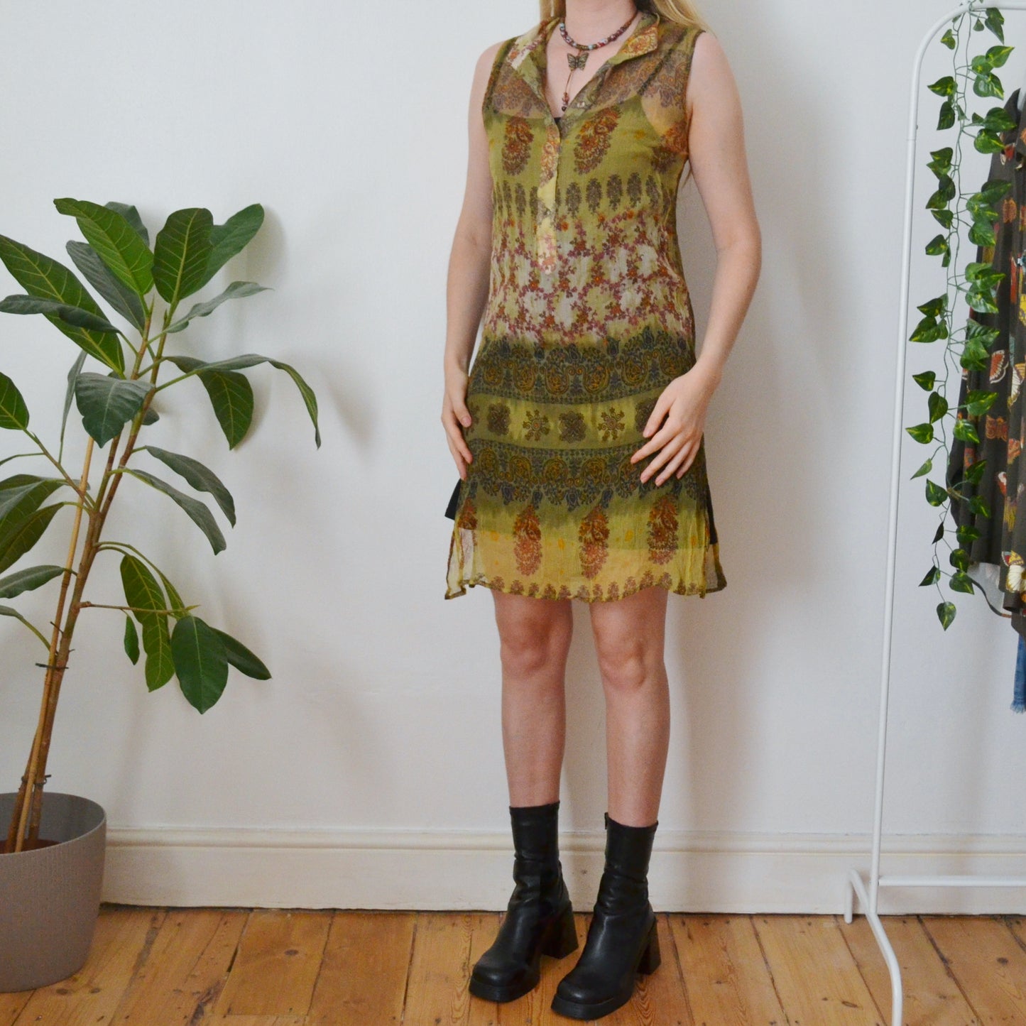 Vintage Sheer Dress M