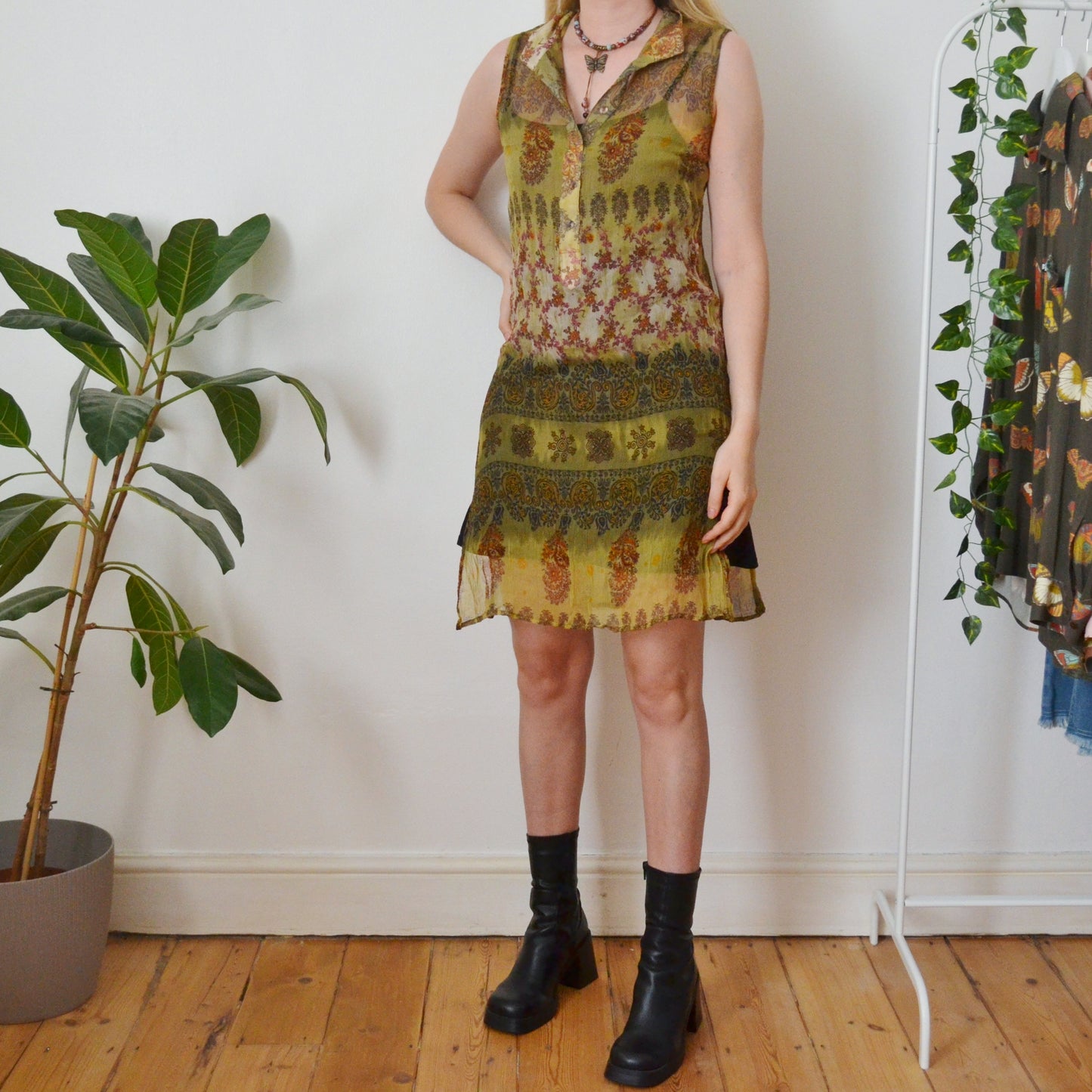 Vintage Sheer Dress M
