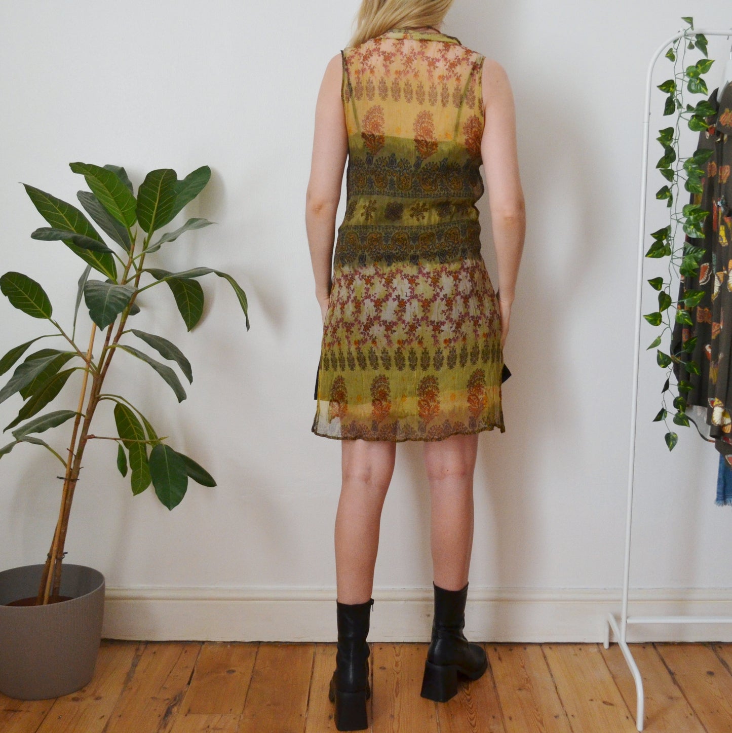 Vintage Sheer Dress M