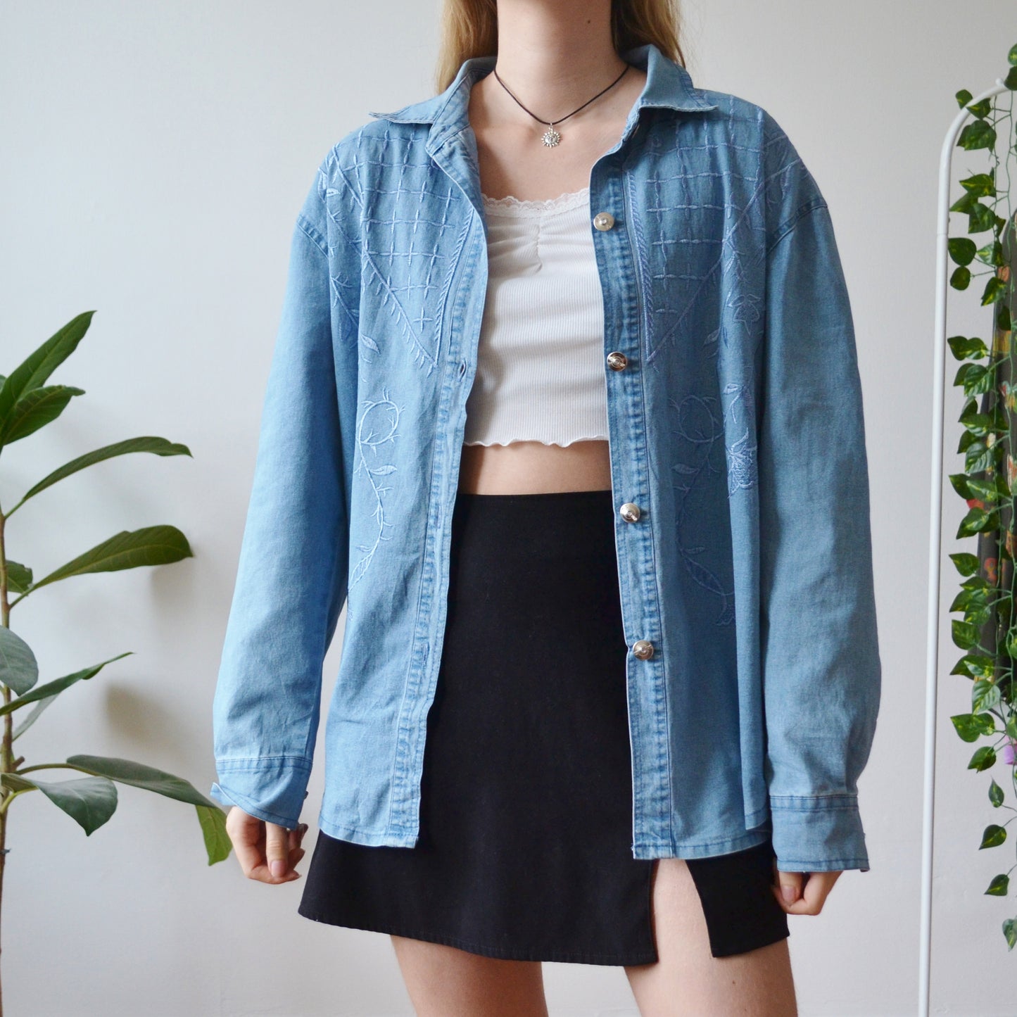 Denim shirt L