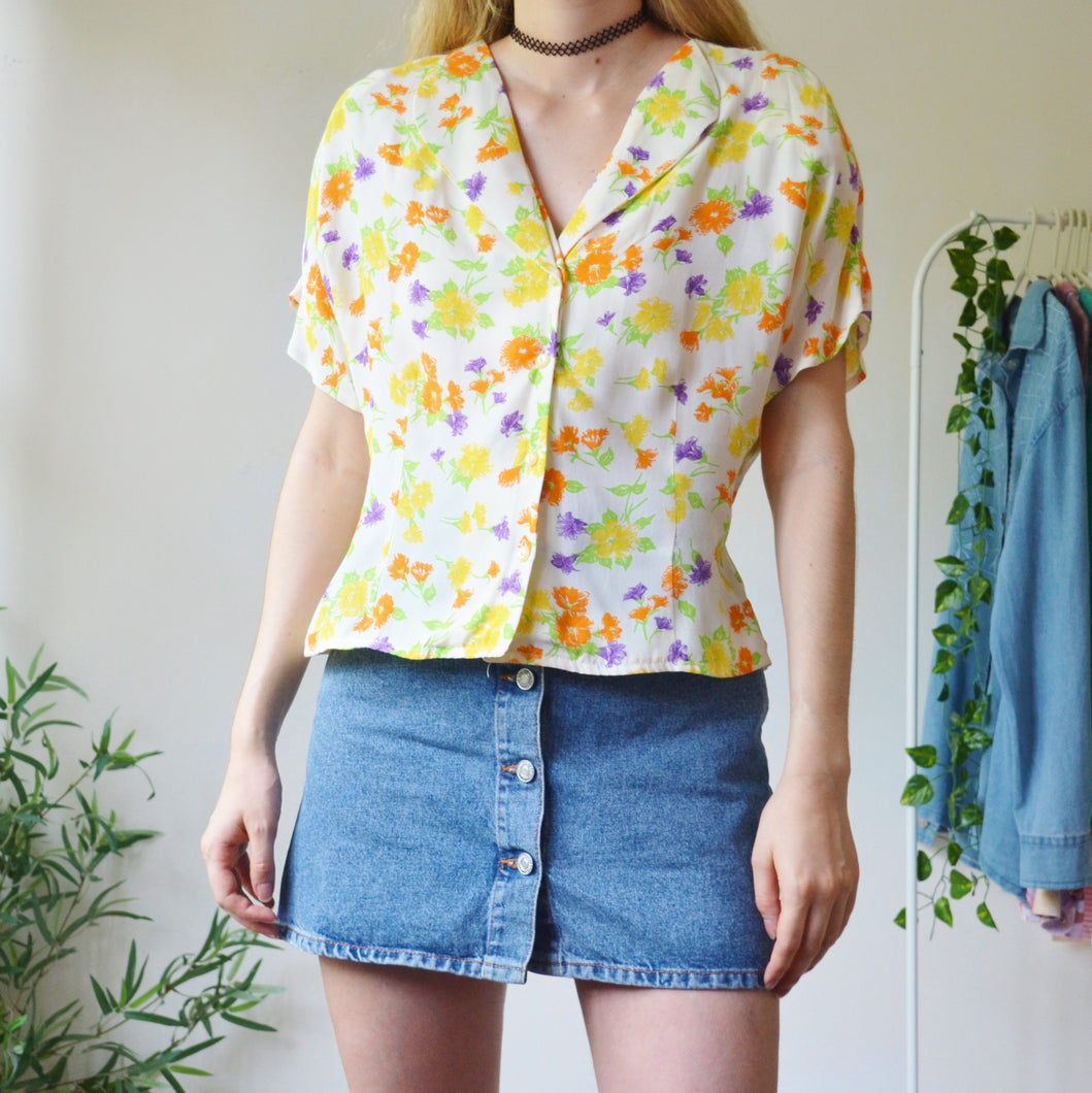 Floral blouse M