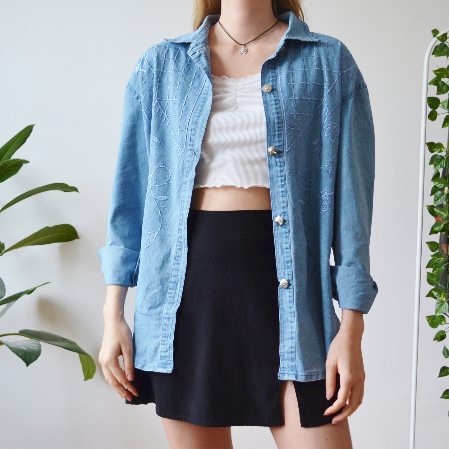 Denim shirt L